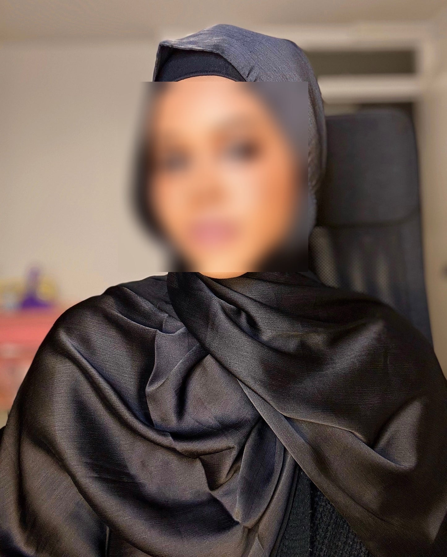 Black - Premium Silky Hijab