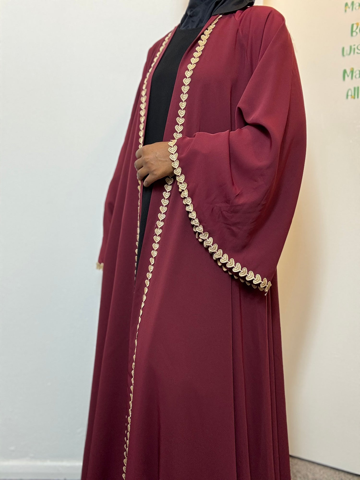 Gold Trim Luxe Abaya Collection